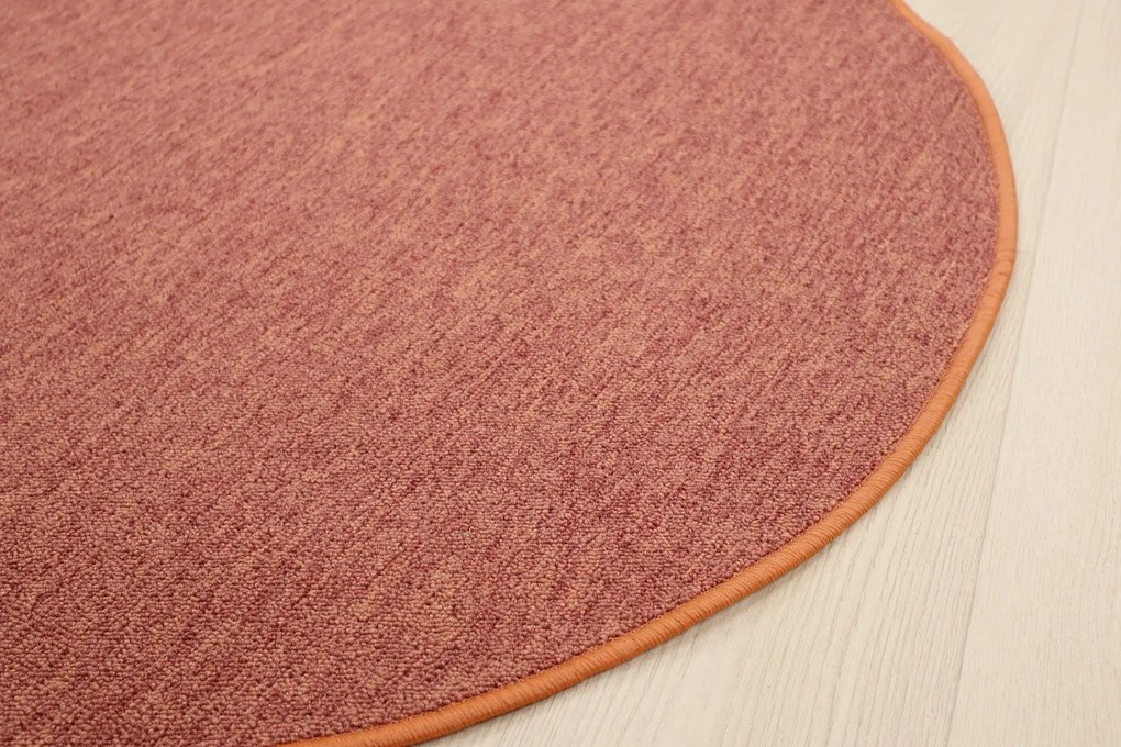 Vopi 100x100 (průměr) kruh cm Kusový koberec Astra terra kruh, oranžová, chodba / predsieň