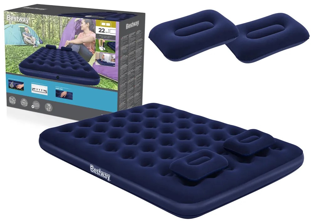 Bestway Nafukovací matrac 203 x 152 x 22 cm - Bestway 67374