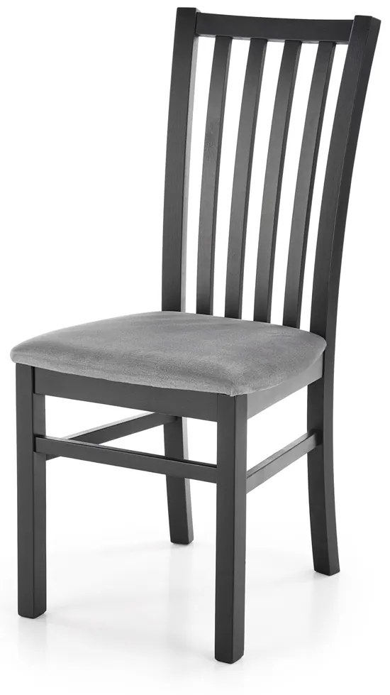 Jedálenská stolička Gerard 7 - čierna / sivá