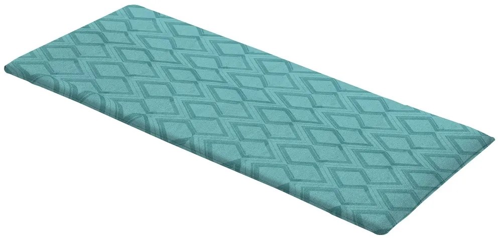 Podsedák na lavicu MADISON GRAPHIC SEA BLUE 120x48 cm, tyrkysový