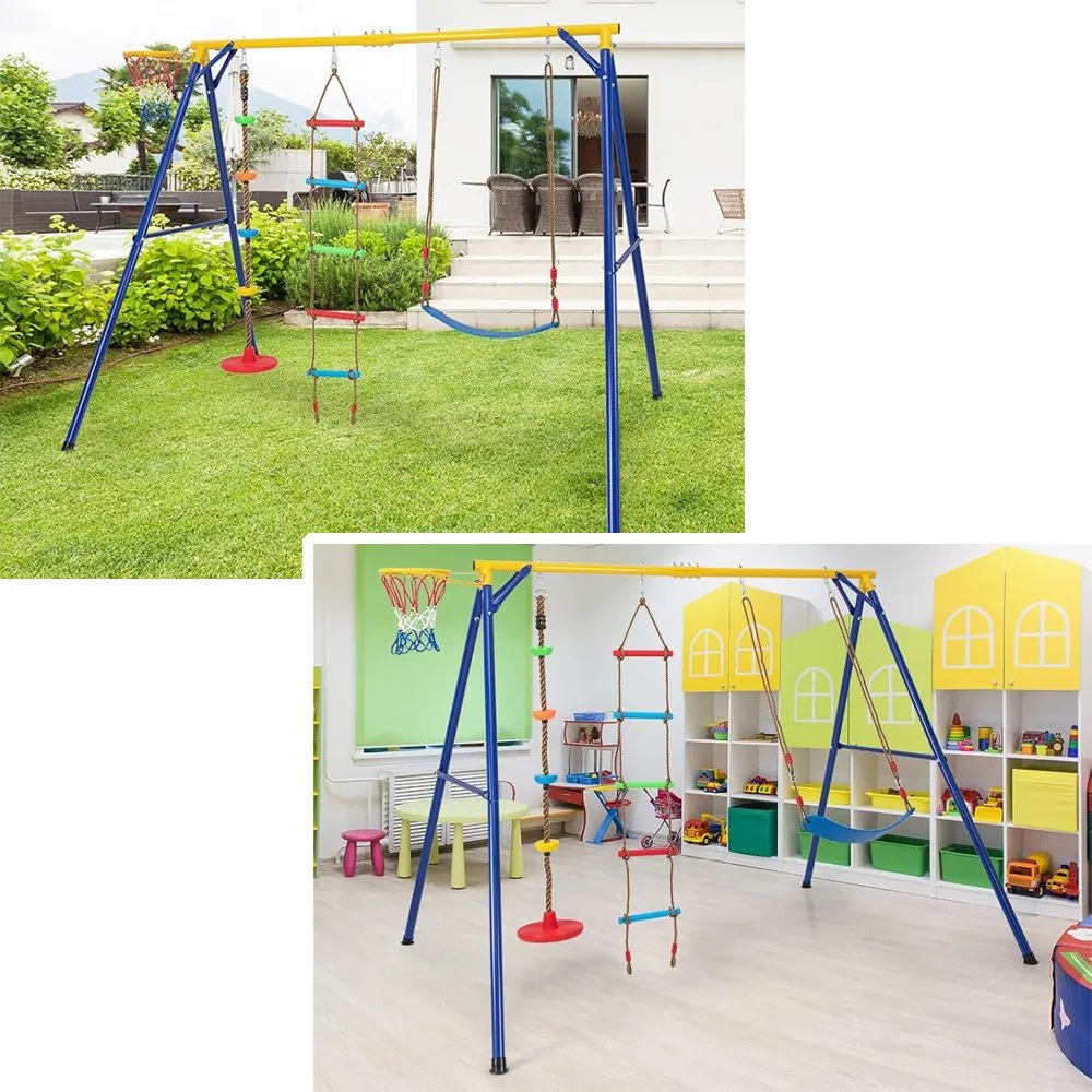 4-v-1 Hojdacia súprava s basketbalovým košom