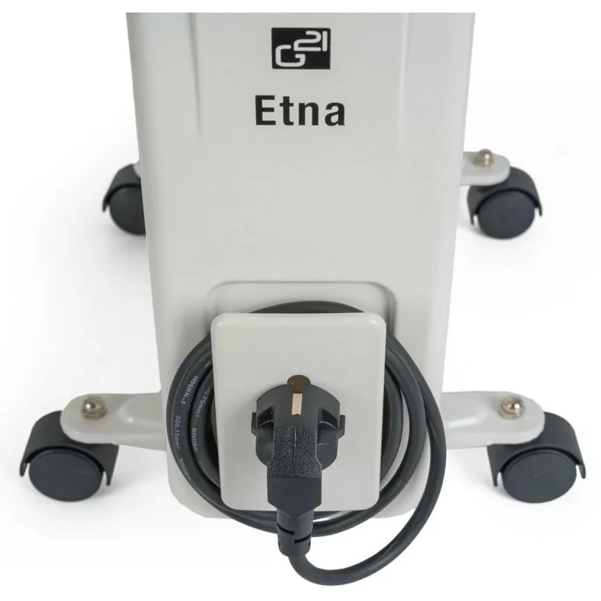 G21 Etna olejový radiátor, 9 rebier, 2000 W, biely