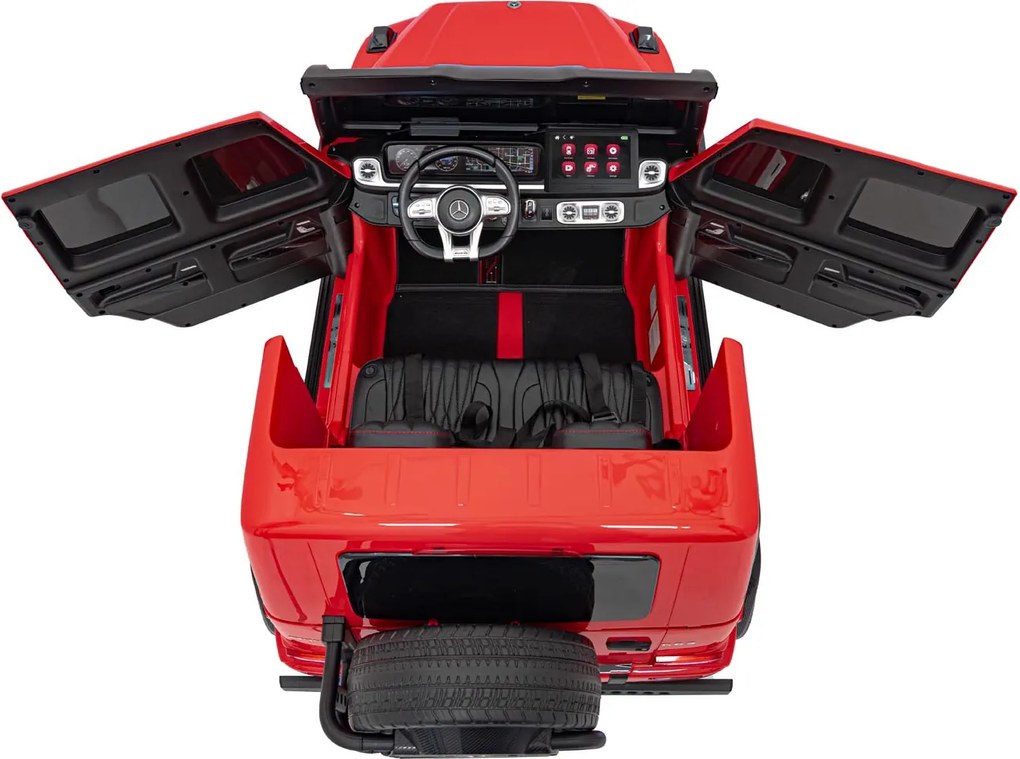 Elektrické autíčko Mercedes Benz G63 AMG XXL STRONG MP4 červené