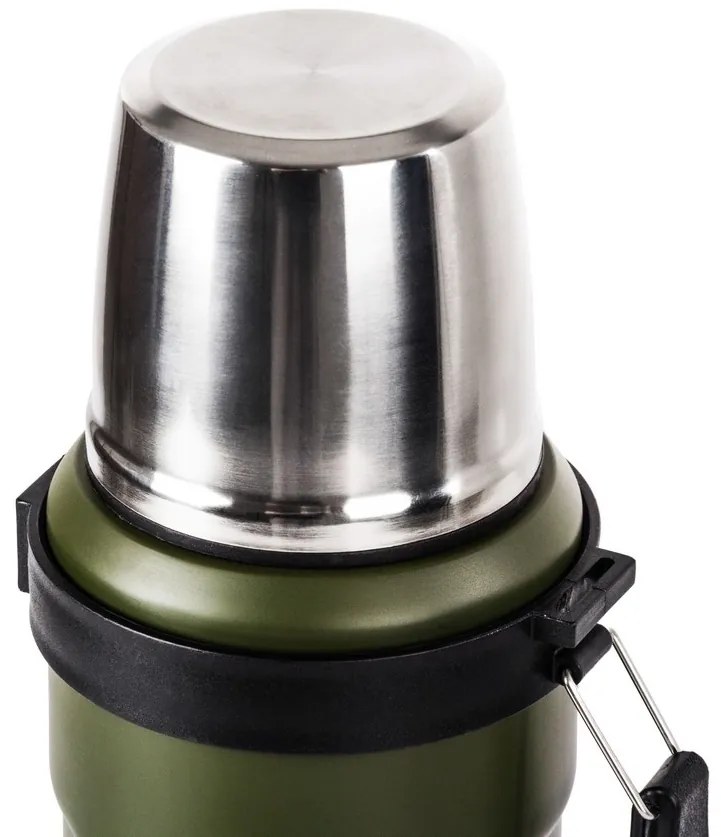 Termofľaša G21 na pitie, 1000 ml, zelená s rukoväťou 60022404