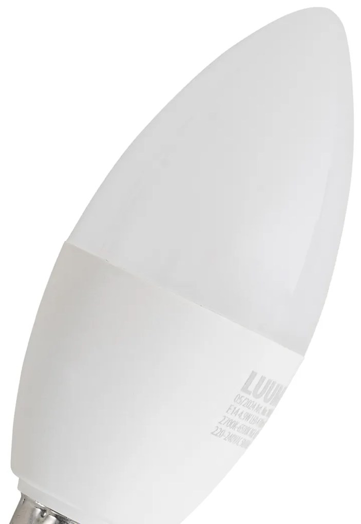 Stmievateľná LED žiarovka E14 C37 Opal 4,9 W 470 lm 2700-6500 K