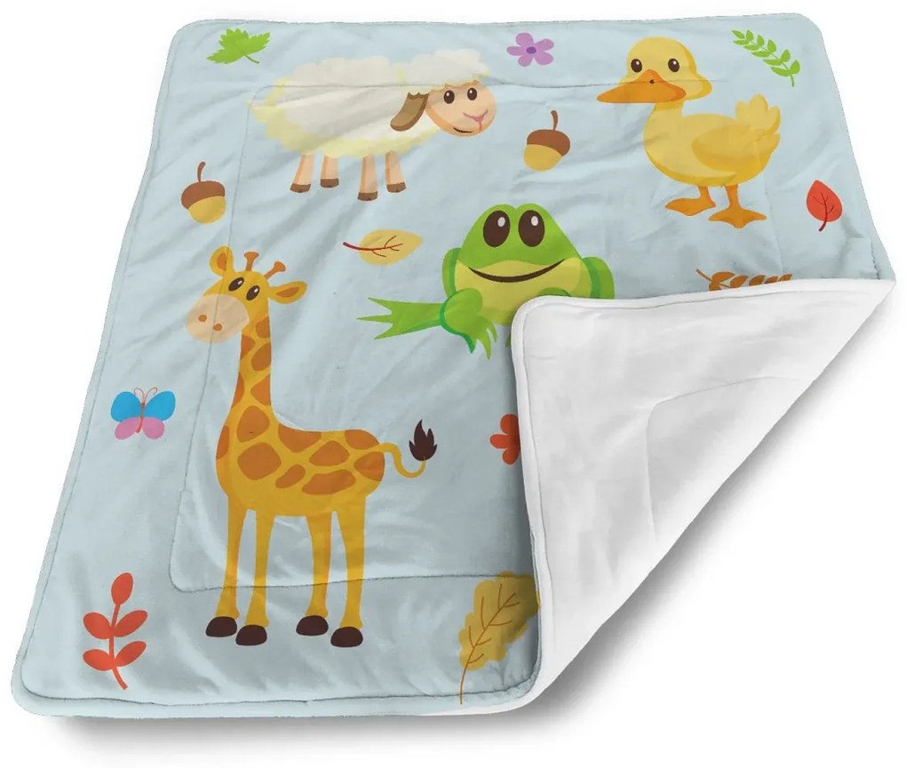Sablio Deka pre bábätko Zvieratká 3 - 80x100 cm