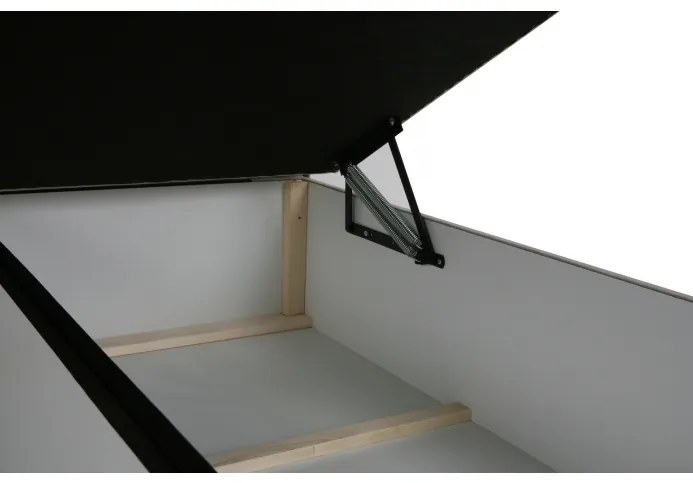 Čalúnená posteľ boxspring 180x200 SAMANTA - modrozelená