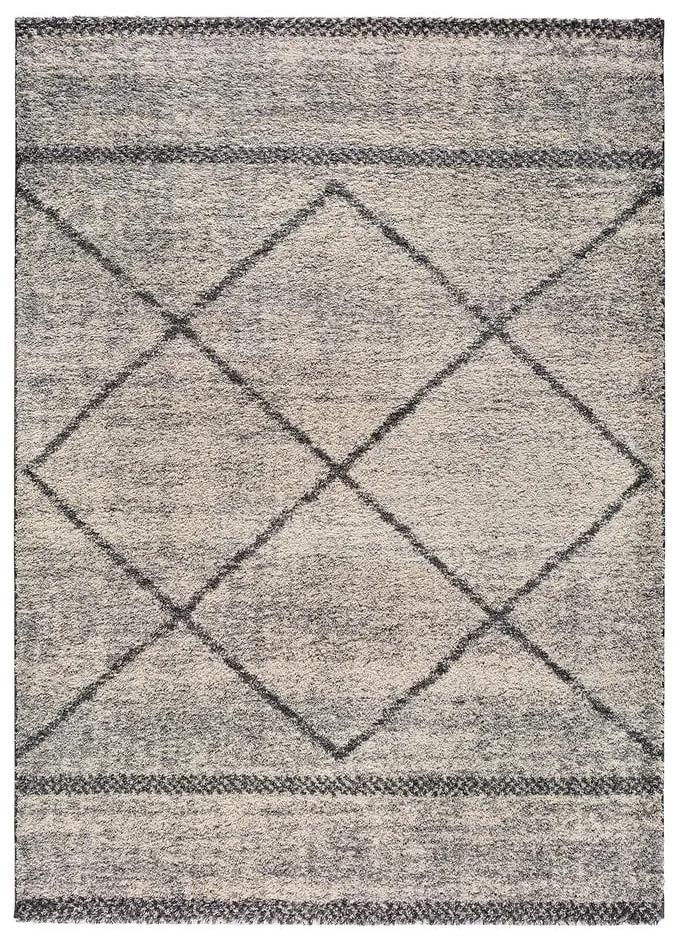 Sivý koberec Universal Kasbah Gris, 133 x 190 cm
