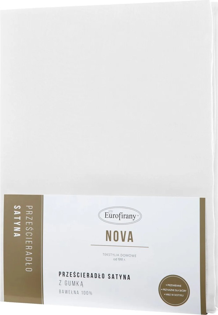 MAKOSATÉNOVÉ PRESTIERADLO NOVA3 100X200 CM BIELE