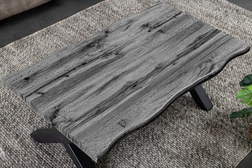 Konferenčný stolík WILD 90 cm - Wild Oak, nohy v tvare X