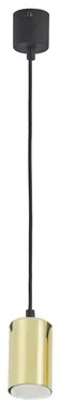 Závesná lampa čierno-zlatá LOGAN I