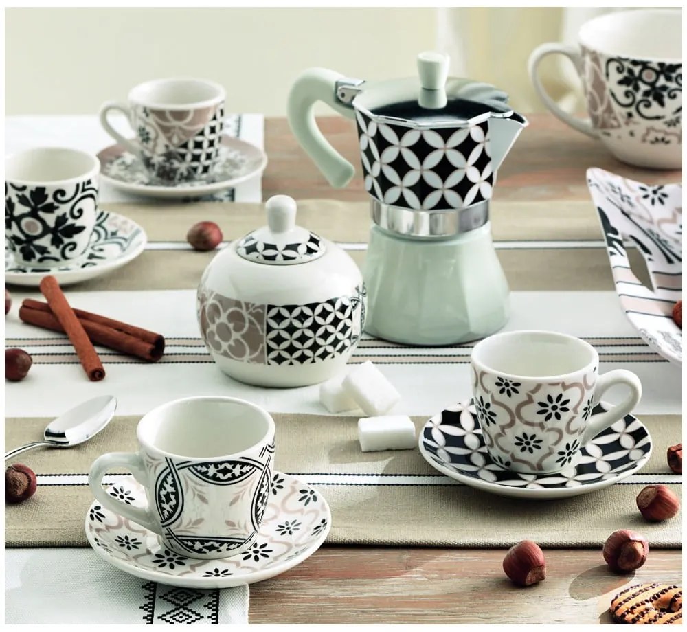 Moka kanvica Brandani Alhambra, výška 16 cm