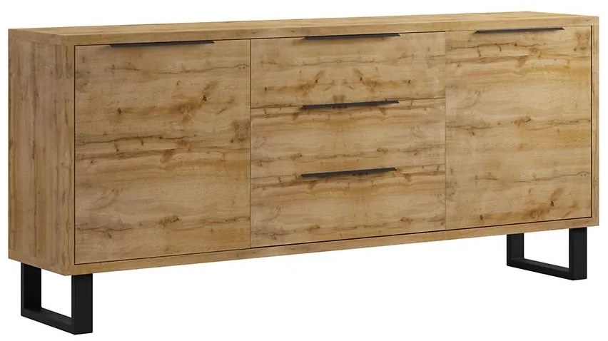 Komoda 2d 3s Halle 25 Dub Wotan