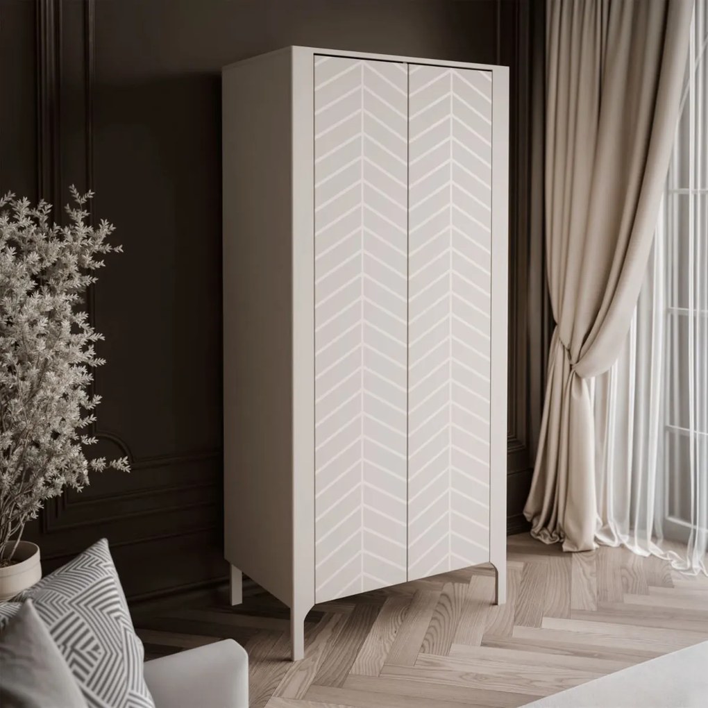 DVOJDVEROVÁ ŠATNÍKOVÁ SKRIŇA SALOME KAŠMÍR 90 cm