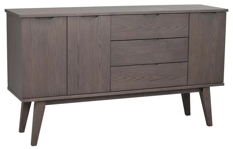 Hnedá nízka komoda v dekore duba 150x85 cm Filippa – Rowico