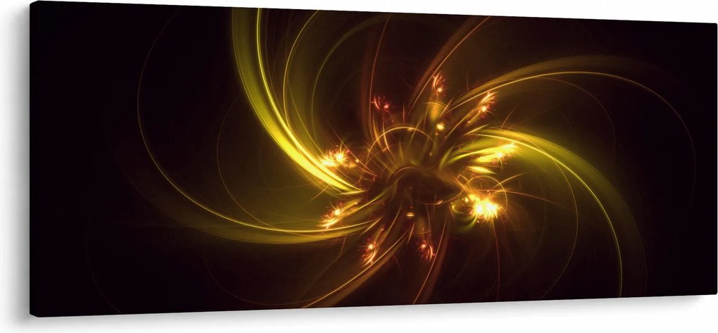 Obraz - abstrakcia vrtuľky (120x50 cm)