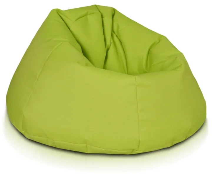 INTERMEDIC SK - Sedací vak Relax 110x70 cm | kreslo na oddych z ekokože alebo polyesteru, 300 l Farba: NC01 - Zelená svetlá olivová (Polyester)