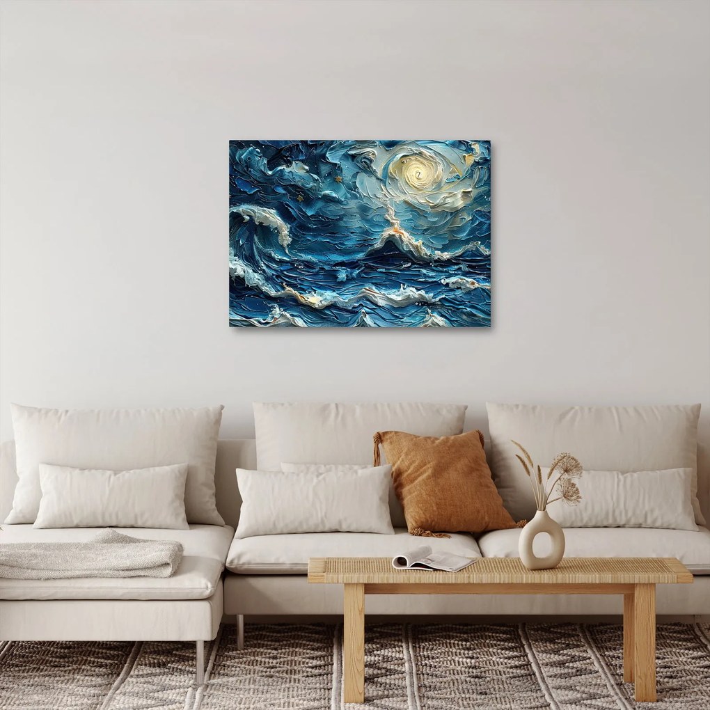 Obraz - Maľba oblohy a mora (70x50 cm)