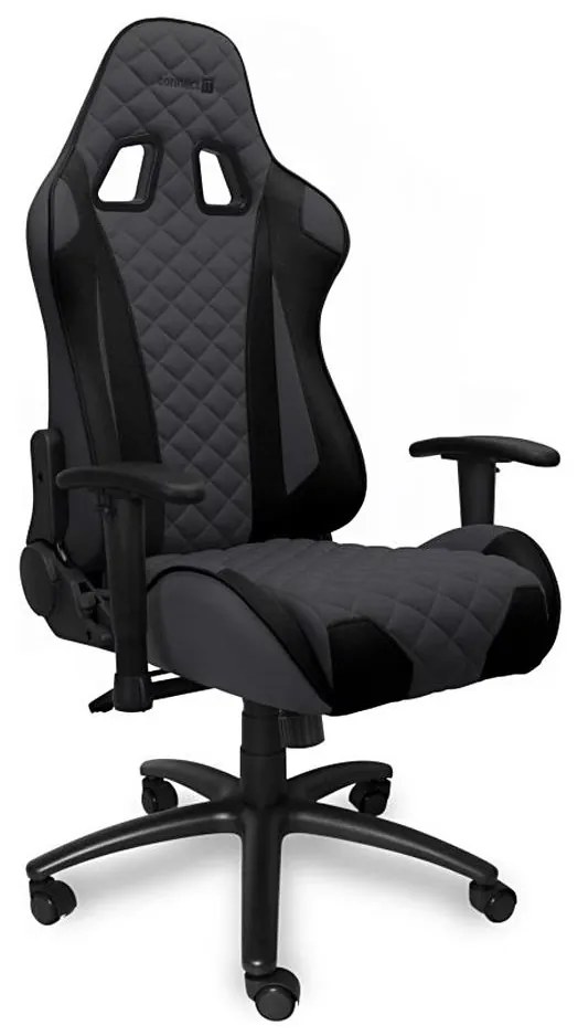 CONNECT IT CGC-1200-GY - Herná stolička Monaco Pro sivá/čierna