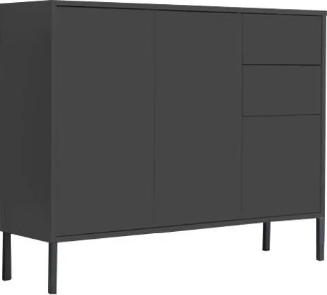 XXXLutz KOMODA, antracitová, 105,5/86/33 cm MID.YOU - Komody - 001067012701