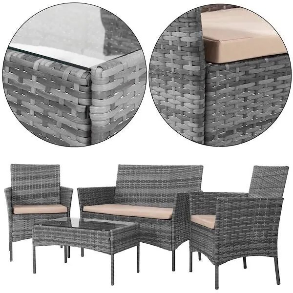 Zostava záhradného nábytku "ALABAMA" SPRINGOS GF0058