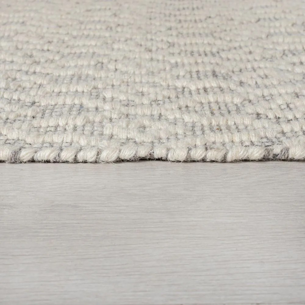 Flair Rugs koberce Kusový koberec Nur Wool Dream Grey/Ivory - 120x170 cm