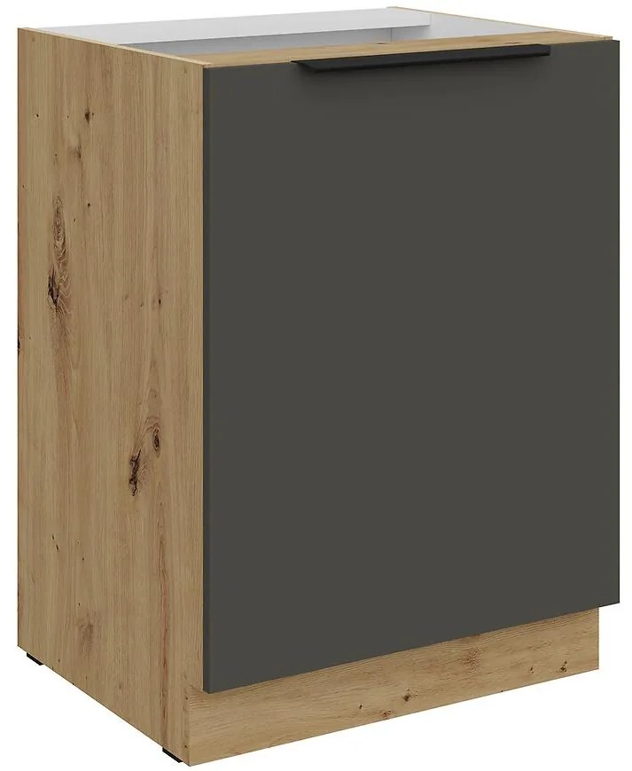 Kuchynská skrinka Aria-Gr/Ar Anti Fingerprint 60d 1f Bb