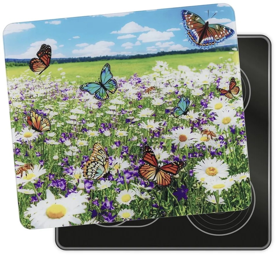 Kryt na stenu pri sporáku z tvrdeného skla 50x56 cm – Maximex