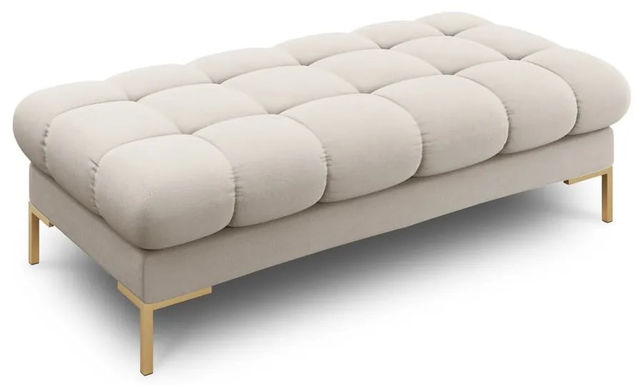 Béžová polstrovaná lavica Bali – Cosmopolitan Design