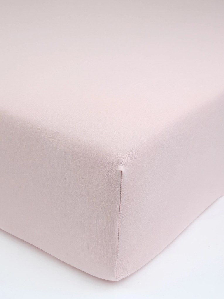Jersey plachta s elastanom Deluxe 220 × 200 cm – pudrová