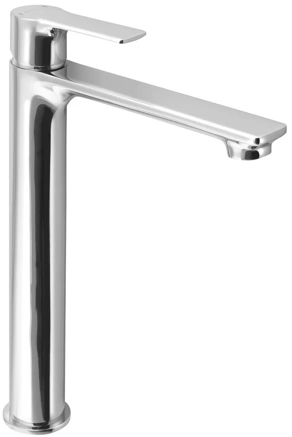 Sapho Sapho, PAX stojánkova umývadlová batéria vysoká bez výpuste, predĺžená hubica, chrómová, XA07