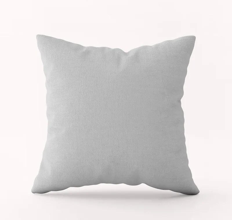 Bavlnená obliečka na vankúš - svetlo šedá Veľkost obliečok: 70 x 90 cm, Zapínanie: Gombíky