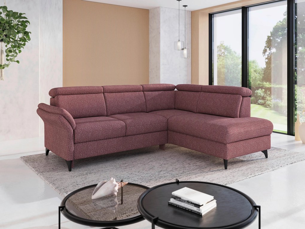 XXXLutz ROHOVÁ SEDAČKA, textil, baklažánová Sit & More - Sedačky - 00014402583Y