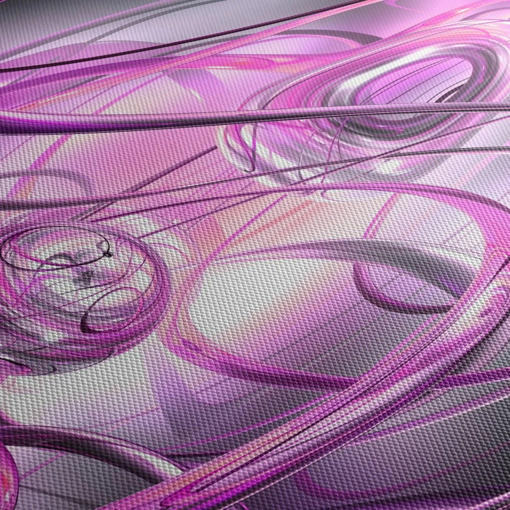 Obraz krásnej fialovej abstrakcie (120x50 cm)