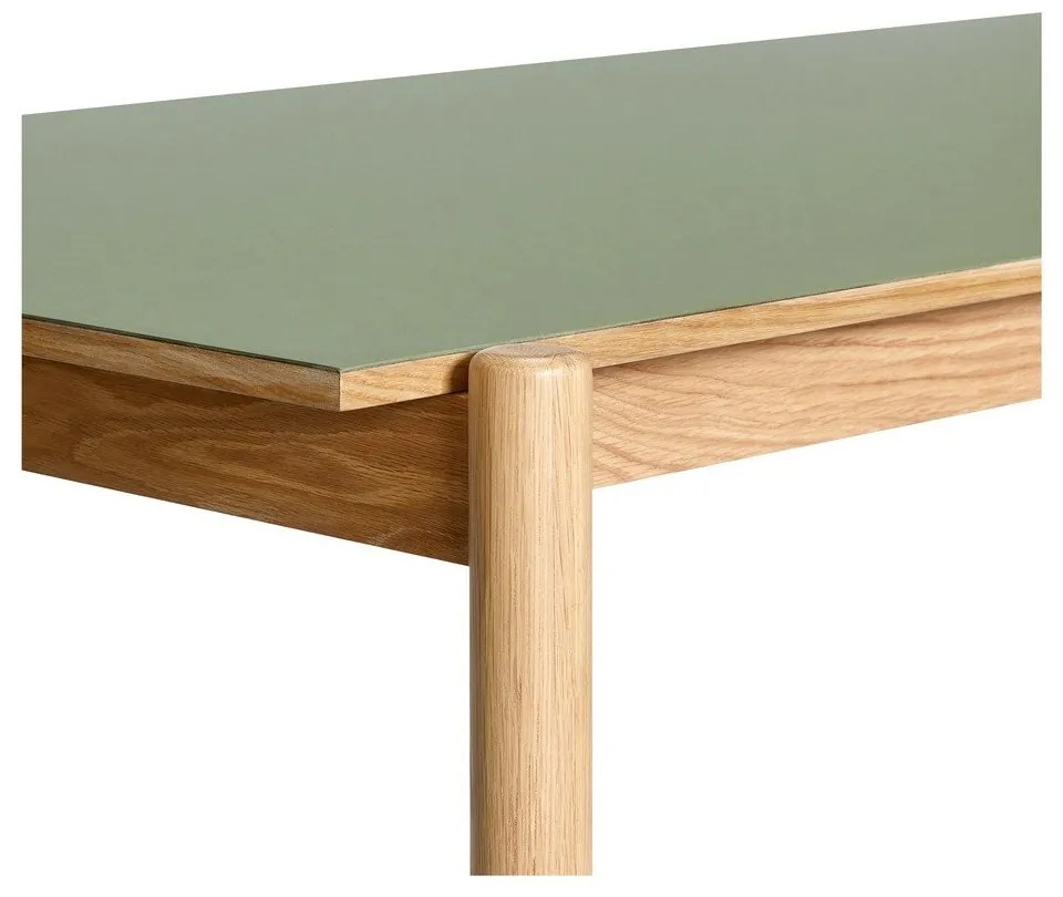 Jedálenský stôl z dubového dreva 107x190 cm Oblique – Hübsch