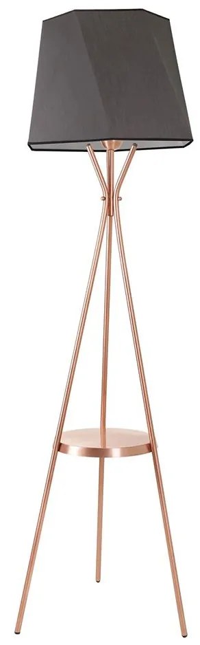 Stojacia lampa VENEDIK 1xE27/60W/230V šedá/medená