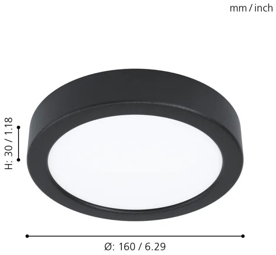 Eglo 99233 - LED stropné svietidlo FUEVA 5 LED/10,5W/230V