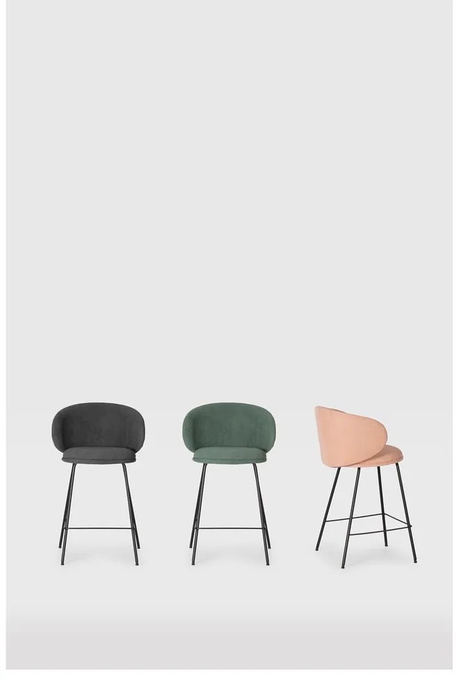 Zelené barové stoličky v súprave 2 ks (výška sedadla 65 cm) Rush – Marckeric