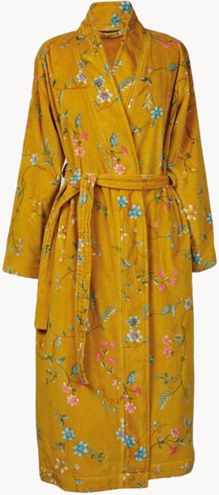 Dámsky župan z bavlneného velúru Good Evening