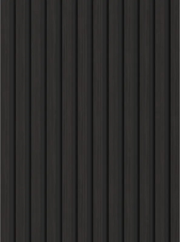 Mexen Lam-B, akustické stenové lamely 275 × 30 cm, HDF doska 4 mm, technická dyha, eben čierny, S100-275307-3015-023