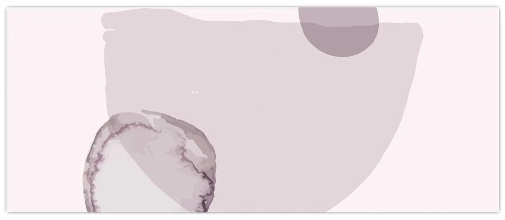 Obraz - Fialový minimalizmus N⁰2 (120x50 cm)
