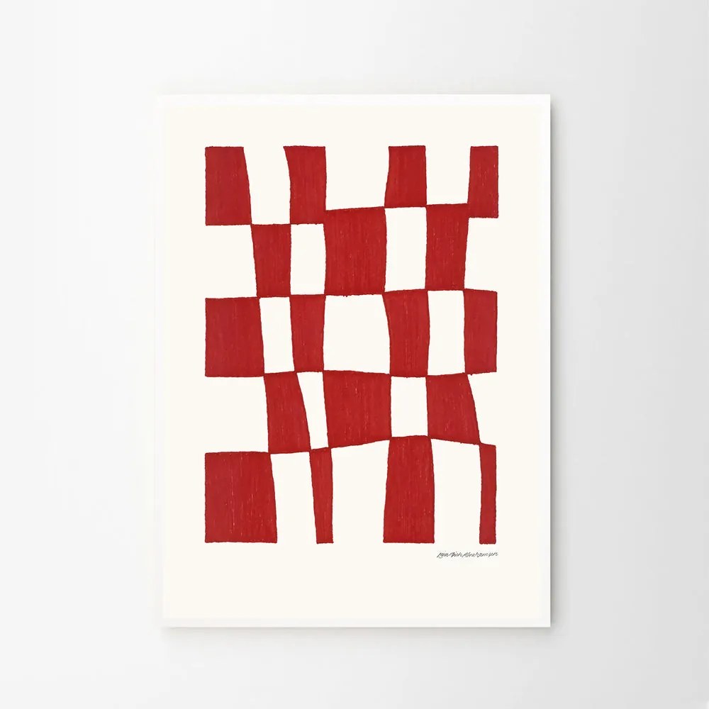 Moikka Plagát Square Days by Leise Dich Abrahamsen 21x29,7 (A4)