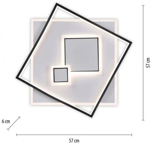 Paul Neuhaus 6390-16 - LED Stropné svietidlo MAILAK LED/37W/230V