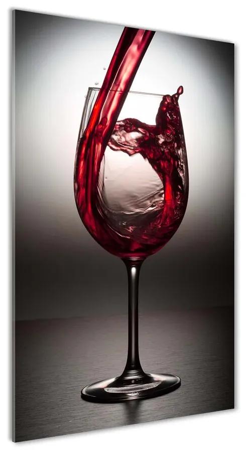 Foto obraz akrylový do obývačky Červené víno pl-oa-70x140-f-86527564