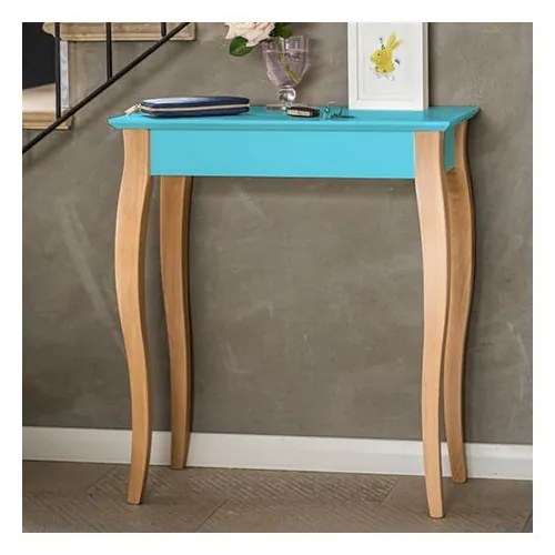 Ružový odkladací stolík Ragaba Console, dĺžka 65 cm