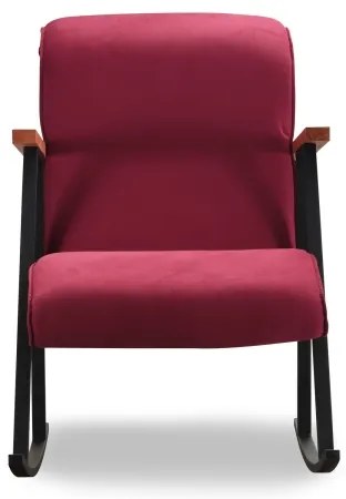 Hojdacie kreslo LUNI červené