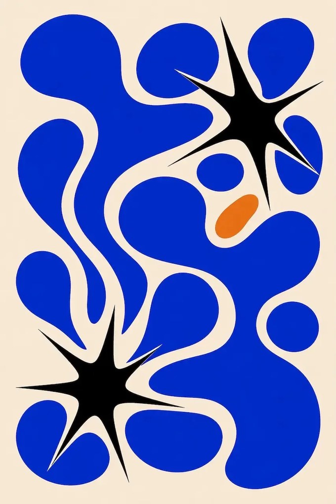 Hviezdy - Metalický obraz 60x40cm