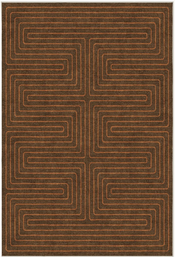 Umývateľný koberec's nízkym vlasom Labyrinth by Jonathan Adler