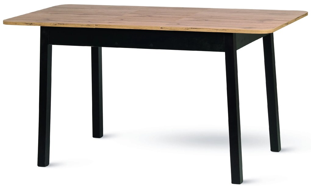 STIMA Stôl KONY Vyberte odtieň ->: Dub Wotan, Vybetre odtieň podnože ->: Biela, Vyberte rozmer ->: 110 x 70 cm