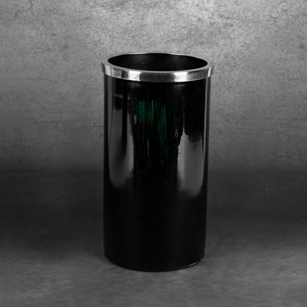 Dekoratívna váza CAPRI 19 x33 CM čierna